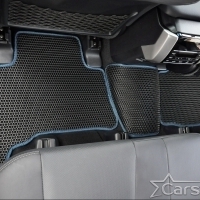Двухслойные коврики EVA на Lexus GX II 460 3 ряда (2009-2013)