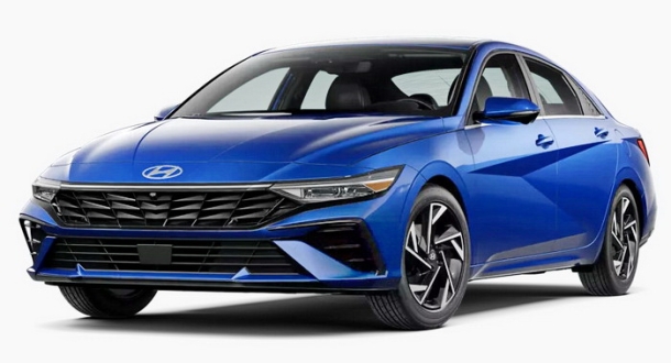 Текстильные коврики для Hyundai Elantra VII рестайл (2023->)