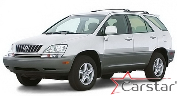 Автомобильные коврики EVA 3D для Toyota Harrier I XU10 пр.руль (1997-2003) 