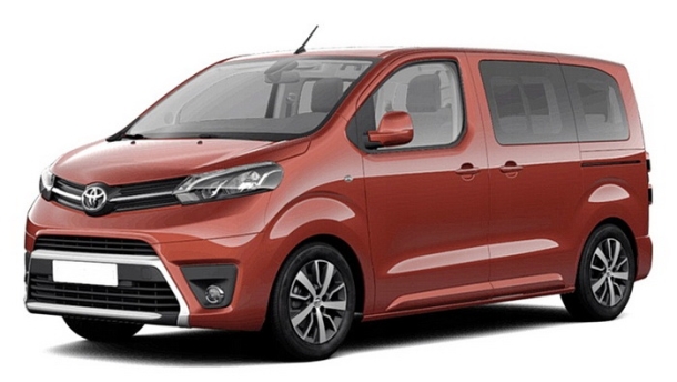 Автомобильные коврики EVA 3D для Toyota ProAce II 8 мест (2016-2024)
